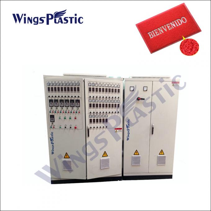 Macchina per la fabbricazione di tappeti a bobina a doppio colore in PVC Modello n. SJ100/30 Spessore 10-19 mm 7