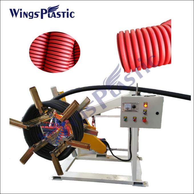 Linea di produzione di tubi ondulati in PE da 17m*2m*2.8m con sistema di controllo PLC 4