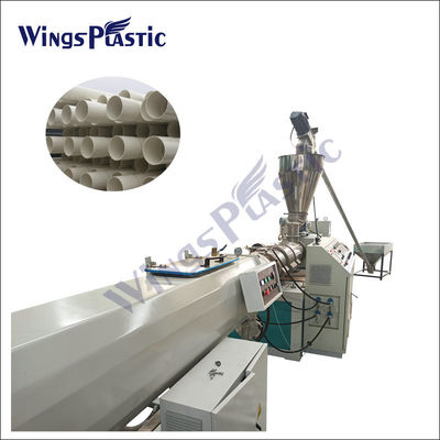 Linea gemellata conica dell'estrusione del tubo del PVC della macchina del tubo del PVC della vite della macchina dell'espulsore del tubo del PVC