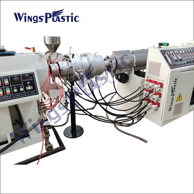 Tubo elettrico di plastica del PE della macchina dell'espulsore del tubo del PE dell'HDPE che fa macchina