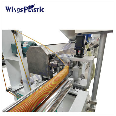 80kg/H ha ondulato la metropolitana di plastica a spirale di plastica di EVA LLDPE della macchina del tubo che fa la macchina