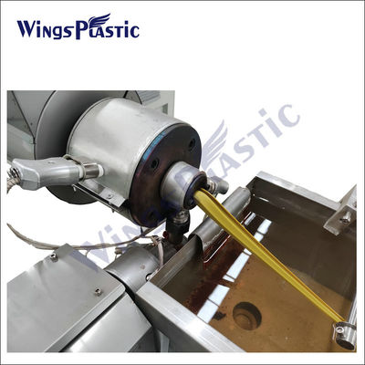 80kg/H ha ondulato la metropolitana di plastica a spirale di plastica di EVA LLDPE della macchina del tubo che fa la macchina