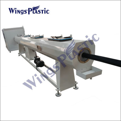 Tubo ad alto rendimento del LDPE dell'HDPE che fa la linea 75-160mm dell'estrusione della tubatura dell'acqua della macchina