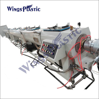Linea di produzione di tubi di approvvigionamento di acqua calda Macchina di estrussione di tubi in PP PPR HDPE PE a vite singole