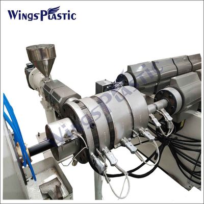 Linea di produzione di plastica del tubo del PE della macchina dell'espulsore del tubo dell'HDPE di PPR pp 150-220kg/H