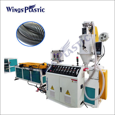 Linea di produzione flessibile del tubo di PA del tubo dell'estrusione della macchina del cavo della manica di nylon ondulata del protettore