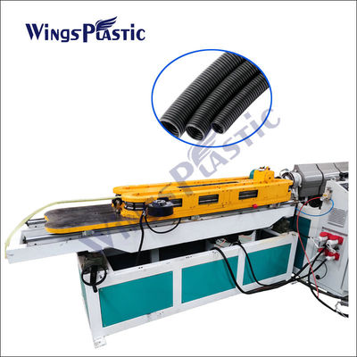 Linea di plastica di diametro basso linea ondulata di plastica dell'estrusione del tubo dell'estrusione del tubo