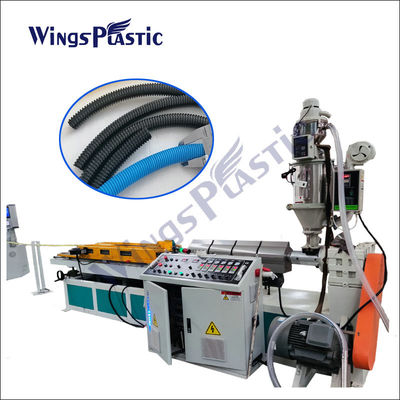 Linea di plastica di diametro basso linea ondulata di plastica dell'estrusione del tubo dell'estrusione del tubo