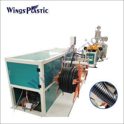 Linea di produzione elettrica del tubo del pe macchina ondulata dell'estrusione del tubo del LDPE pp dell'HDPE