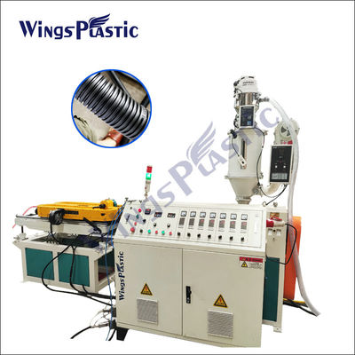 linea di plastica dell'estrusione del tubo del tubo di 10-50mm dell'estrusione della macchina del PE del PVC ondulato a parete semplice