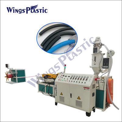linea di plastica dell'estrusione del tubo del tubo di 10-50mm dell'estrusione della macchina del PE del PVC ondulato a parete semplice
