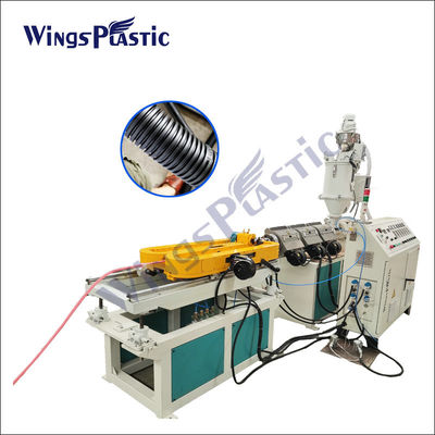 linea di plastica dell'estrusione del tubo del tubo di 10-50mm dell'estrusione della macchina del PE del PVC ondulato a parete semplice