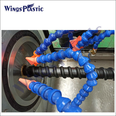 Linea dell'estrusione del tubo ondulata PE di spirale della macchina di fabbricazione del tubo del PVC del LDPE dell'HDPE