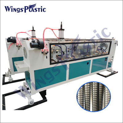 La linea a spirale PVC dell'estrusione di tubi della condotta dell'HDPE del PE ha ondulato la macchina del creatore del tubo