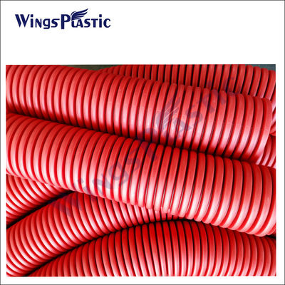 Linea ondulata 180kg/H dell'estrusione del tubo del doppio strato della pianta del tubo dell'HDPE di DWC