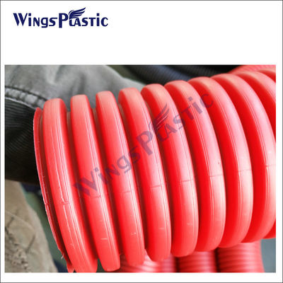 Linea ondulata 180kg/H dell'estrusione del tubo del doppio strato della pianta del tubo dell'HDPE di DWC