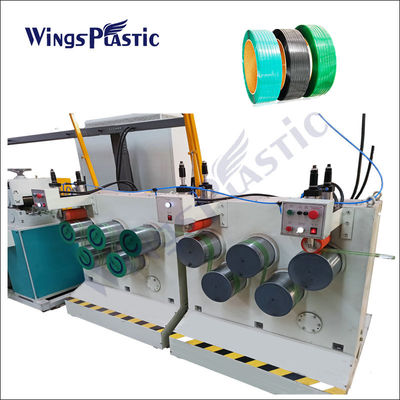 Linea di plastica linea dell'estrusione della cinghia dell'ANIMALE DOMESTICO della macchina dell'estrusione della banda dell'ANIMALE DOMESTICO di produzione del nastro dell'imballaggio dell'ANIMALE DOMESTICO