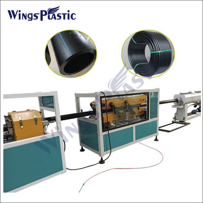 Linea di produzione di plastica del tubo dell'HDPE PPR del PE dell'HDPE del tubo della macchina automatica dell'estrusione