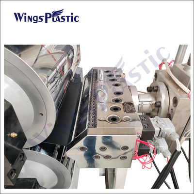 Strato di plastica del PVC delle ANCHE del LDPE dell'HDPE della macchina dell'espulsore di strato della singola vite che fa macchina