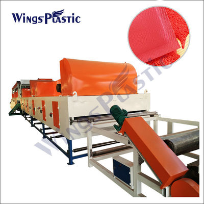 PVC di plastica pp Mat Making Machine Eco Friendly di 500kg/H Mat Making Machine