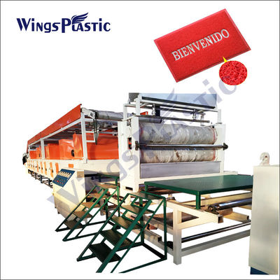 PVC Mat Carpet Making Machine Cushion Mat Machine di Mat Making Machine del pavimento della bobina del PVC