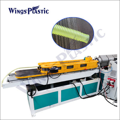 PP PE PVC EVA PA Linea di estrusione di tubi ondulati di plastica/macchina di estrusione di tubi ondulati di plastica