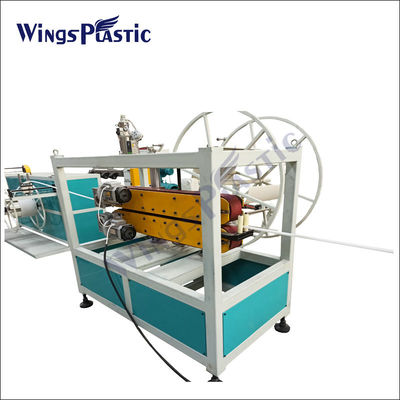 Linea di produzione di plastica del tubo di gas della tubatura dell'acqua dell'HDPE della macchina dell'espulsore del tubo della singola vite