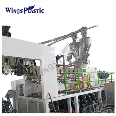 Macchina di plastica raffreddata aria su misura dell'espulsore di strato della muffa del T-dado