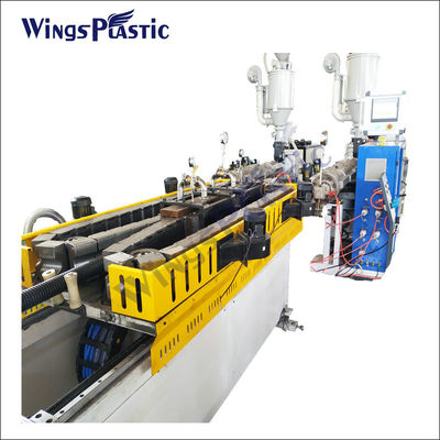Tubo dell'HDPE DWC del PVC che prepara a macchina pe di plastica linea ondulata doppia dell'estrusione del tubo
