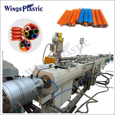 Estrusore di tubi in plastica a doppia parete in HDPE COD con condotto ottico ondulato