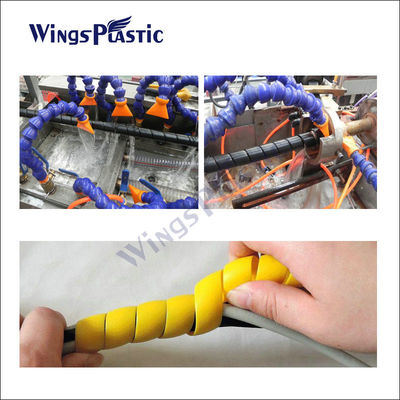 Guardia a spirale Hose Extruder Machine del PE con il sistema di controllo dello SpA