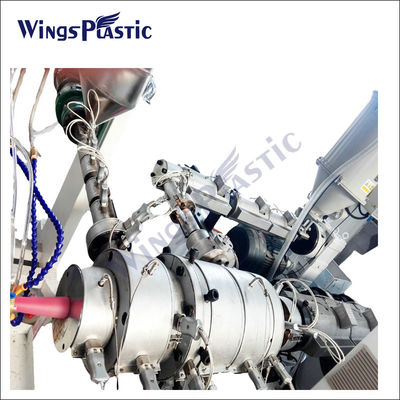 PLC Control HDPE PPR Pipe Extruder Machine per tubi di diametro 20-110 mm