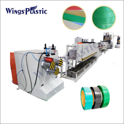 Linea di estrussione automatica di fasce di plastica per animali domestici