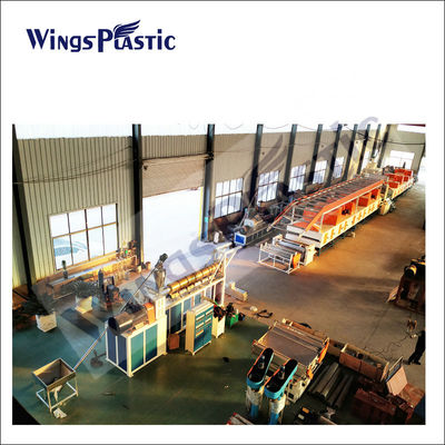 420kw Potenza del motore principale PVC polvere PVC bobina Loop Mat Extruder Machine