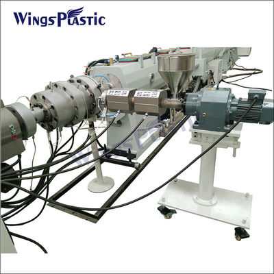 Linea di produzione di estrusione di tubi in plastica HDPE PE da 5-200 mm Macchina per la produzione di tubi in PE