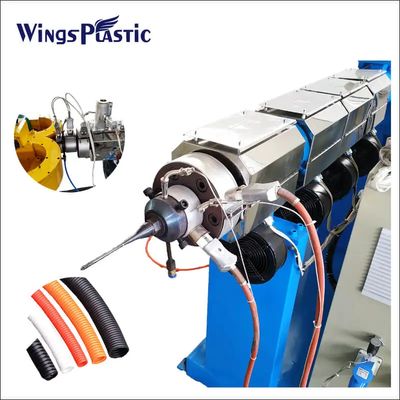 Sistema di controllo PLC Macchina di estrussione di tubi di plastica 0-74 giri al minuto Velocità della vite