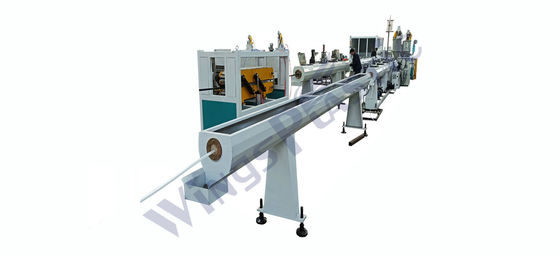 Plastico HDPE PE PP PPR PVC tubo elettrico di estrusione macchina con 1-20m/Min