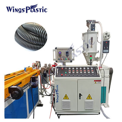 PE PP EVA PVC PA Flessibile Pipe Extrusion Die Plastic Piccolo Diametro Single Wall Corrugated Pipe Making Machine