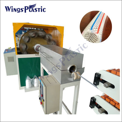 Linea di estrussione del tubo rinforzato in fibre di PVC Macchina di plastica / Macchina per la fabbricazione di tubi per tubi da giardino in PVC