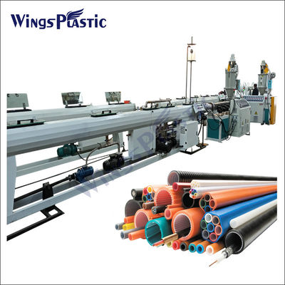 Protezione dei cavi ottici a microdotto PE Casing Pipe Extrusion Making Machine Line Single Screw