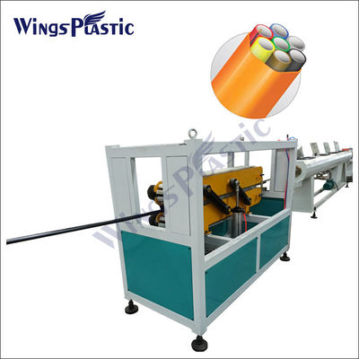 Linea di produzione di estrussione di tubi di plastica a microdotti multipli avvolti