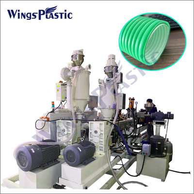 Linea di estrusione di tubi corrugati a doppia parete di plastica Hdpe