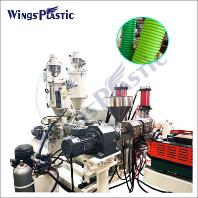 Linea di estrusione di tubi corrugati a doppia parete di plastica Hdpe
