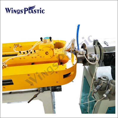 Plastico PE PP PVC flessibile spirale a parete singola tubo ondulato linea di produzione di estrussione macchina
