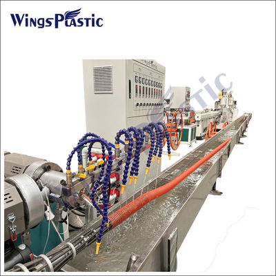 Linea di estrusione della macchina di plastica per tubi di aspirazione a spirale in PVC
