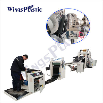 Macchina di plastica dell'estrusione dello strato del PVC delle ANCHE del LDPE dell'HDPE della macchina dell'espulsore di strato della singola vite