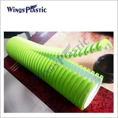Il PE ondulato convoglia la linea di produzione linea di produzione ondulata doppia del tubo dell'HDPE