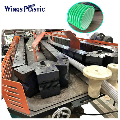 linea di estrusione per la produzione di tubi di drenaggio ondulati a doppia parete hdpe