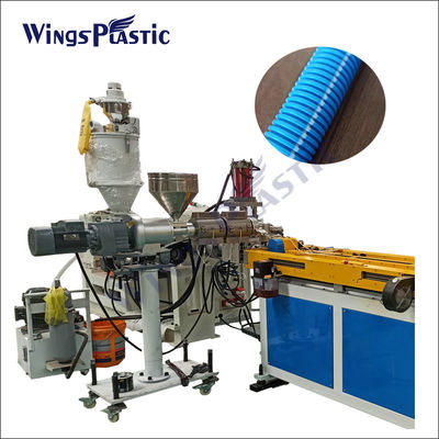 SJ50 Macchina per la produzione di tubi corrugati a parete singola in plastica Flessibile PE PP EVA PVC PA
