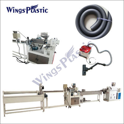 Aspirapolvere di plastica EVA PE Spirale tubo ondulato Extruder Machine Durable